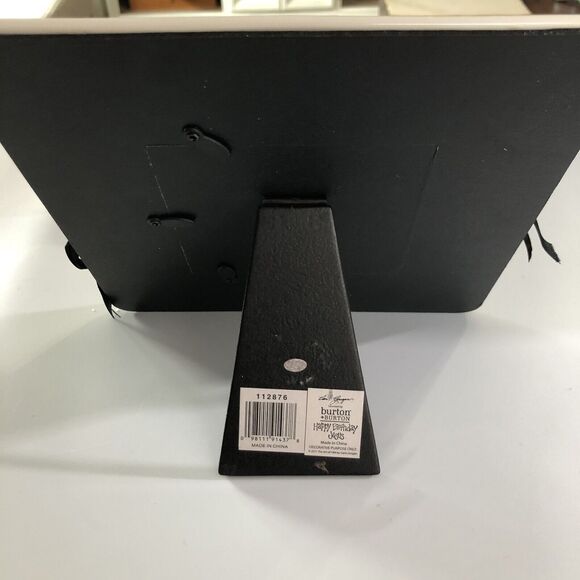 Burton Burton Christmas Picture Frame Happy Birthday Jesus Red White Ceramic New - Picture 5 of 9